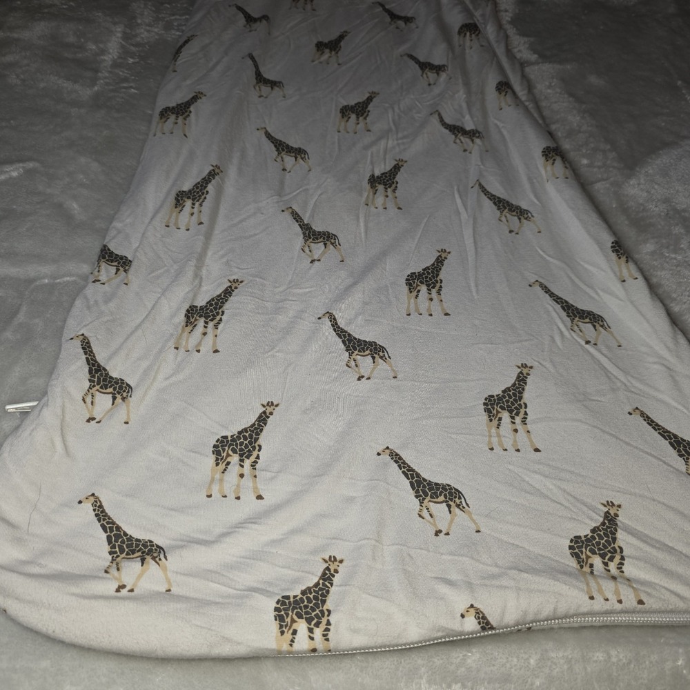 Kyte Baby Giraffe Print 6-18 Mo Sleep Sack 1.0 TOG Bamboo Rayon Sleep Bag - Picture 6 of 10